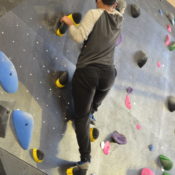 ASC MB Athlete Climbing The Wall At The Hive