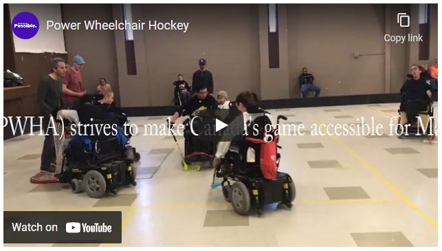 power wheelchair hockey