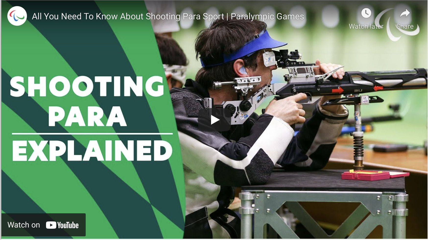 Thumbnail Of YouTube Clip Explaining Shooting Para Sport